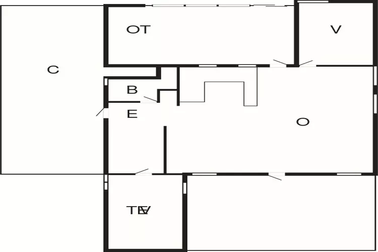 6 persoons vakantie huis in Rødby-Plattegrond