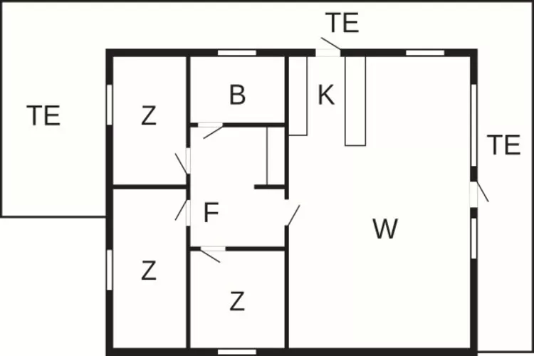 6 persoons vakantie huis in Lemvig-Plattegrond