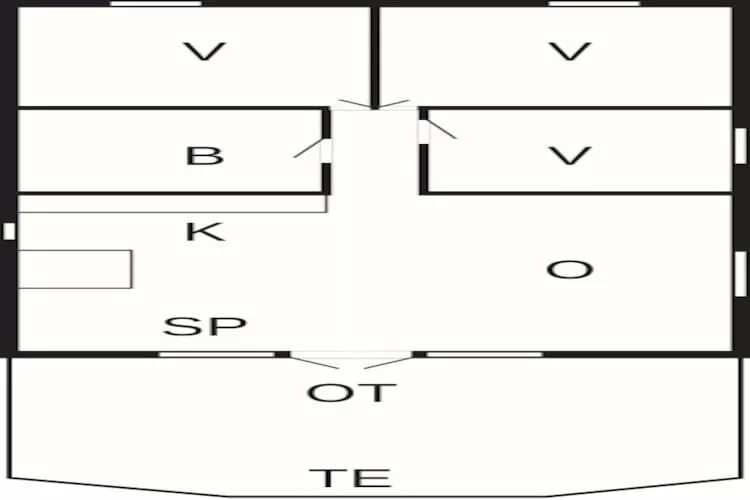Schilderachtige Fjordverblijf-By Traum-Plattegrond