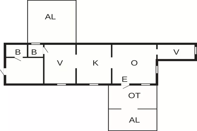 Meerzicht Toevlucht in Figeholm-By Traum-Plattegrond