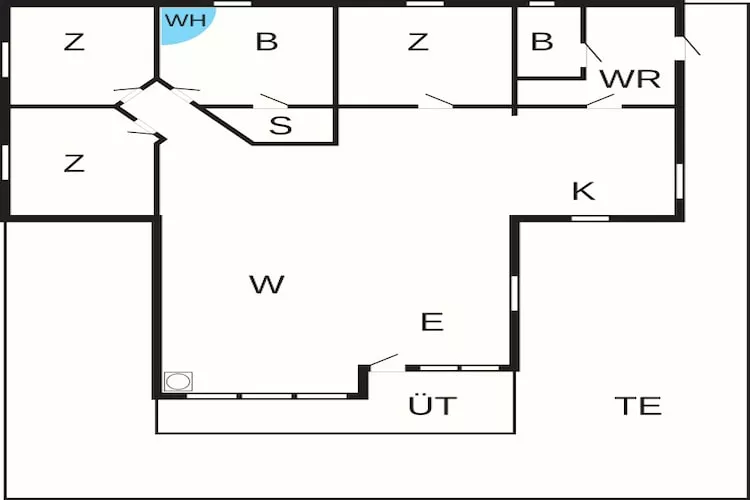 6 persoons vakantie huis in Thisted-Plattegrond
