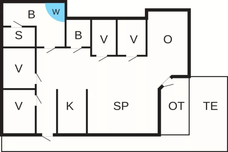 Luxe toevluchtsoord in Lonstrup Oasis-By Traum-Plattegrond