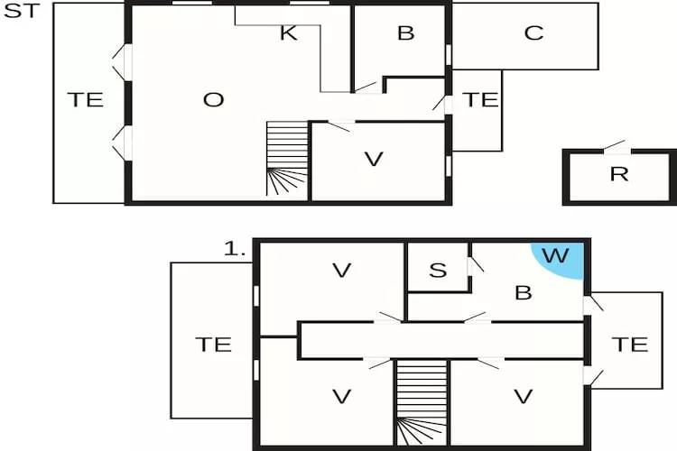 8 persoons vakantie huis in Gjern-Plattegrond