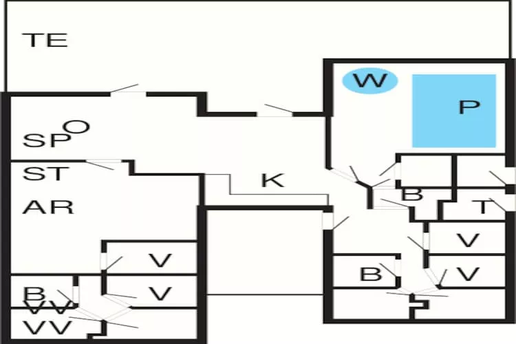 20 persoons vakantie huis in Frederiksværk-Plattegrond