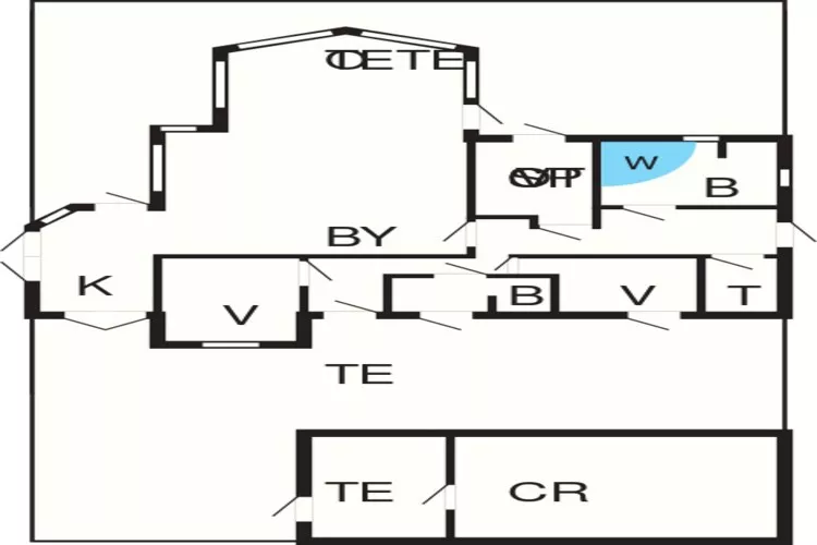 8 persoons vakantie huis in Hjørring-Plattegrond