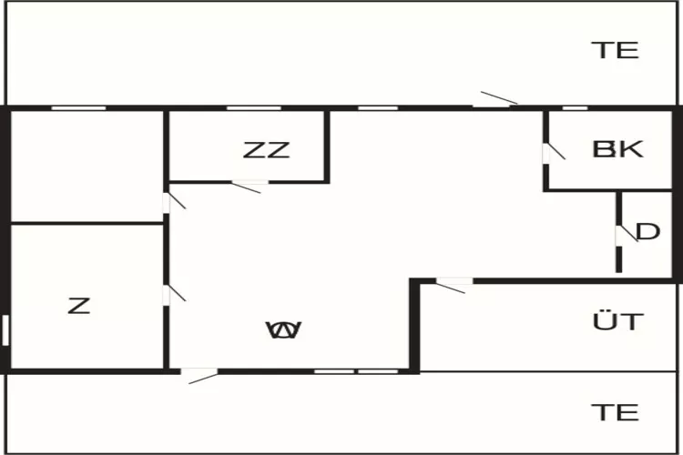8 persoons vakantie huis in Frederiksværk-Plattegrond