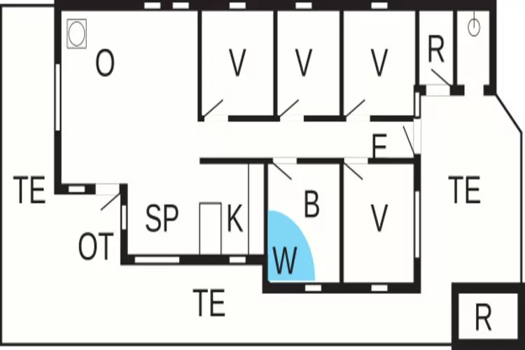 8 persoons vakantie huis in Ringkøbing-Plattegrond