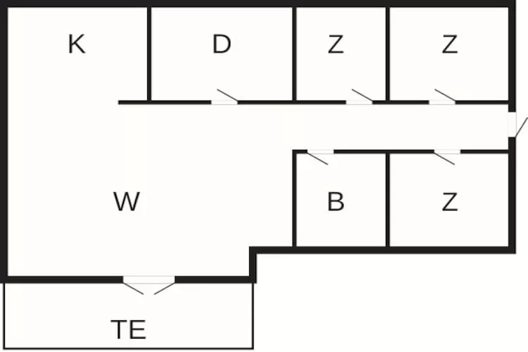 6 persoons vakantie huis in Fårvang-Plattegrond