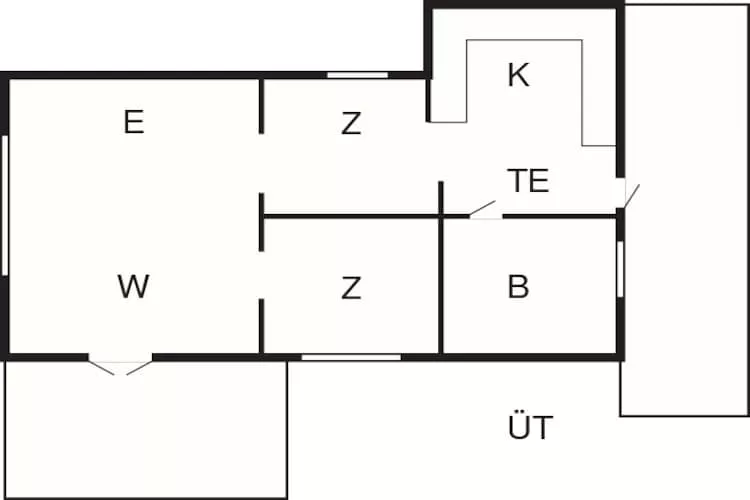 4 persoons vakantie huis in Assens-Plattegrond
