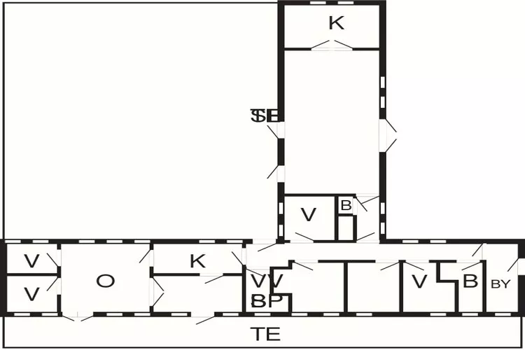 12 persoons vakantie huis in Læsø-Plattegrond