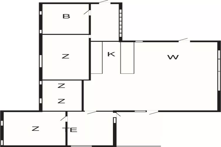 6 persoons vakantie huis in Glesborg-Plattegrond