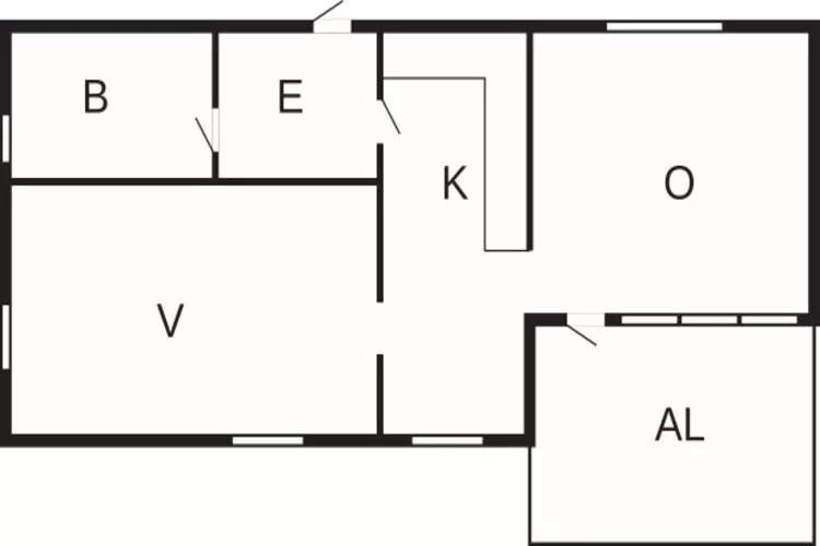 4 persoons vakantie huis in VESSIGEBRO-Plattegrond