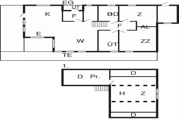 6 persoons vakantie huis in Lyngstad-Plattegrond