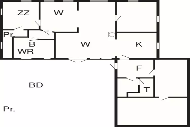 6 persoons vakantie huis in Broager-Plattegrond