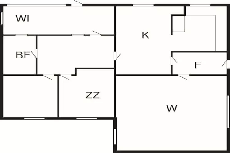 4 persoons vakantie huis in Bøvlingbjerg-Plattegrond