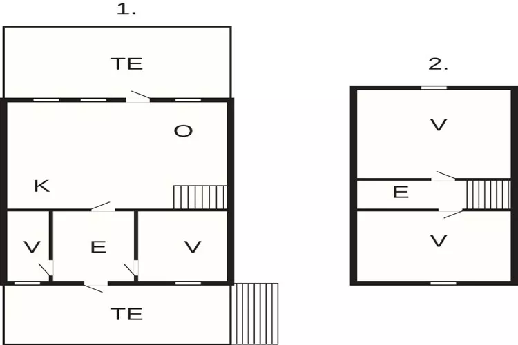 6 persoons vakantie huis in Seim-Plattegrond