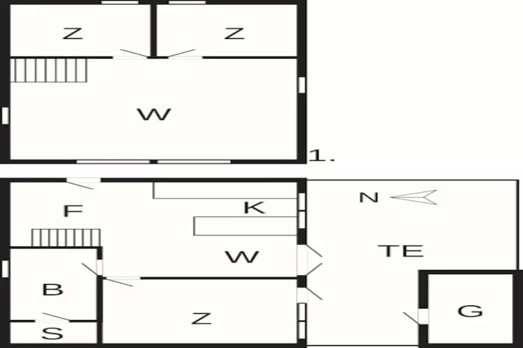 6 persoons vakantie huis in Thisted-Plattegrond