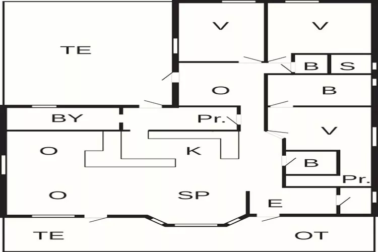 10 persoons vakantie huis in ÅSA-Plattegrond