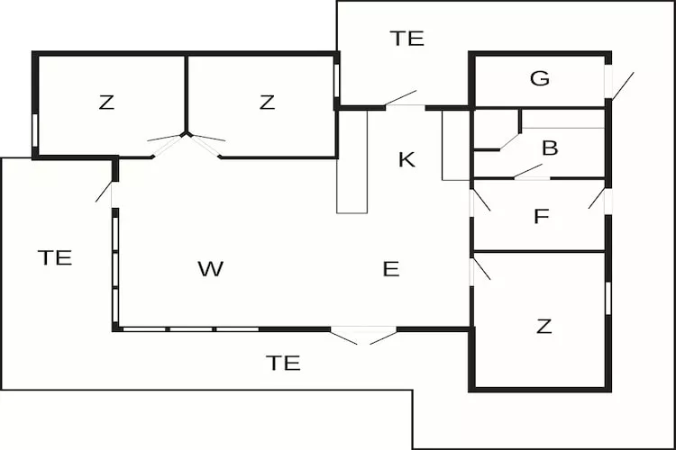 6 persoons vakantie huis in Fjerritslev-Plattegrond