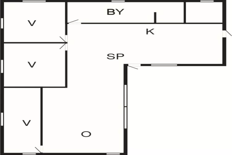 6 persoons vakantie huis in Ebeltoft-Plattegrond