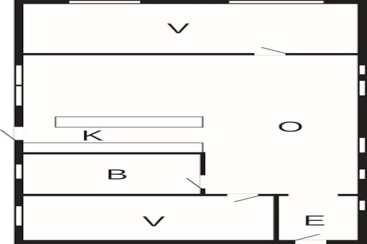 5 persoons vakantie huis in Hurup Thy-Plattegrond