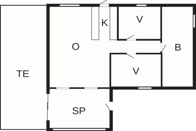 Panoramisch Huisje Toevluchtsoord-By Traum-Plattegrond