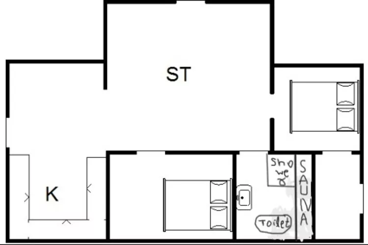 4 persoons vakantie huis in Fanø-Plattegrond