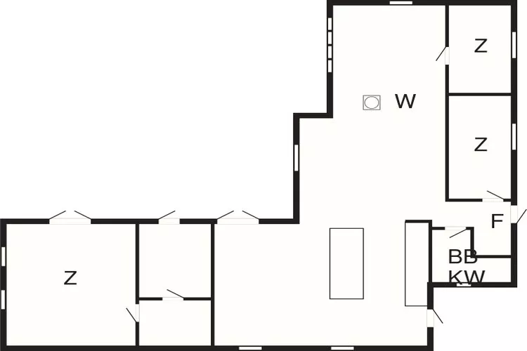 6 persoons vakantie huis in Gilleleje-Plattegrond