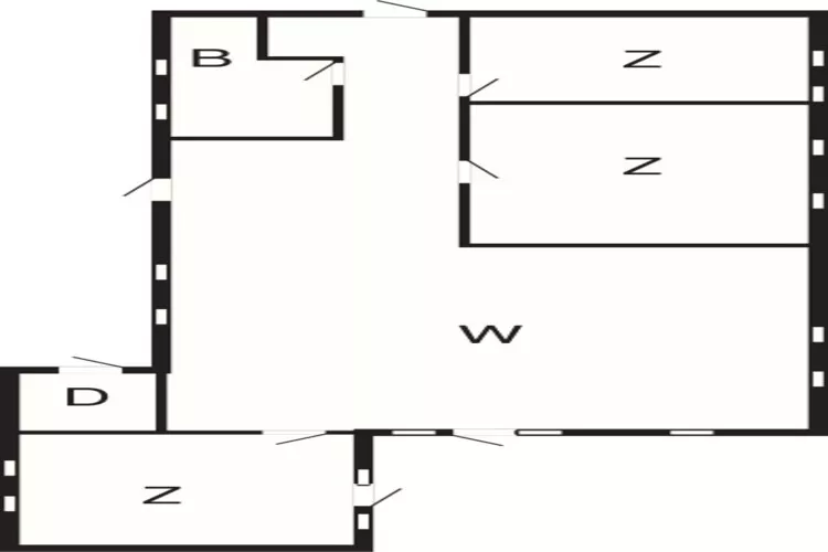 5 persoons vakantie huis in Hals-Plattegrond