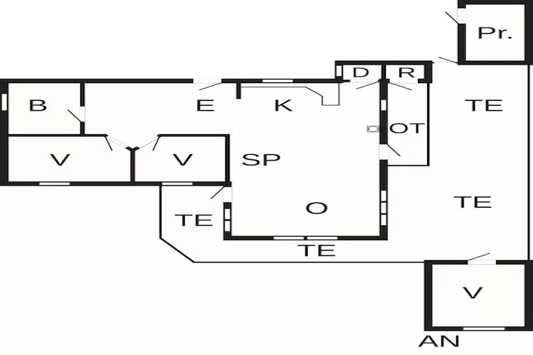 6 persoons vakantie huis in Ulfborg-Plattegrond