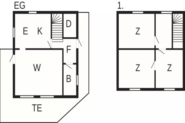 6 persoons vakantie huis in Olderdalen-Plattegrond