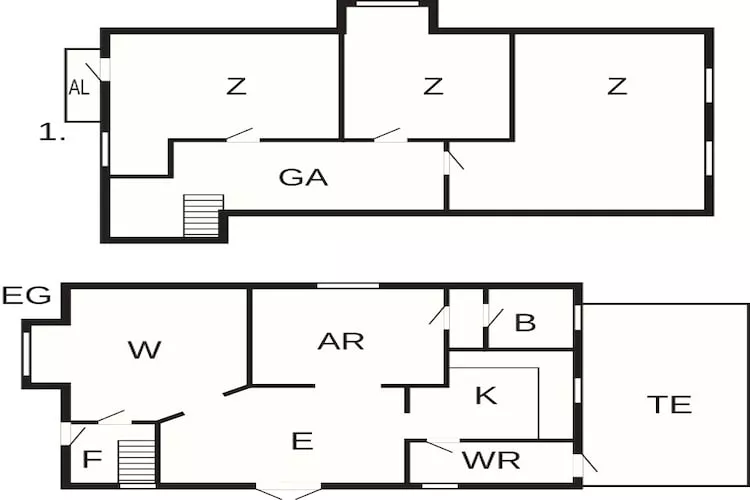 5 persoons vakantie huis in Holeby-Plattegrond
