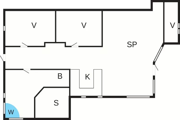 8 persoons vakantie huis in Glesborg-Plattegrond