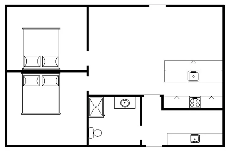 4 persoons vakantie huis in Fanø-Plattegrond