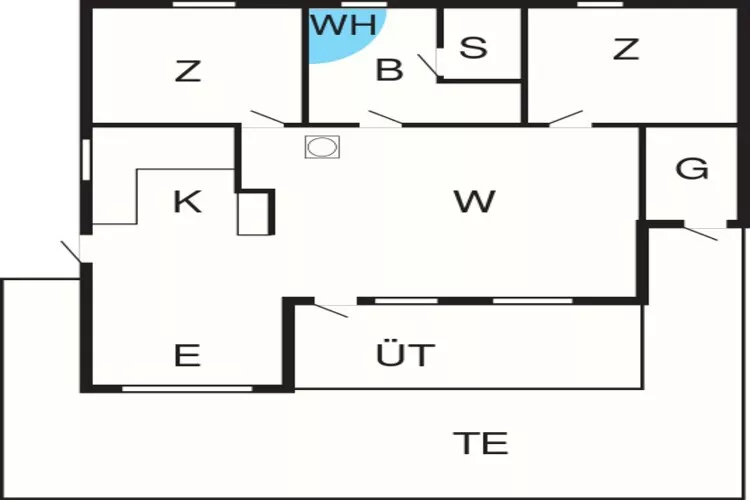 6 persoons vakantie huis in Ringkøbing-Plattegrond