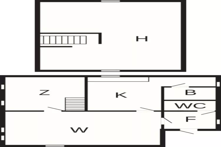 5 persoons vakantie huis in GREBBESTAD-Plattegrond