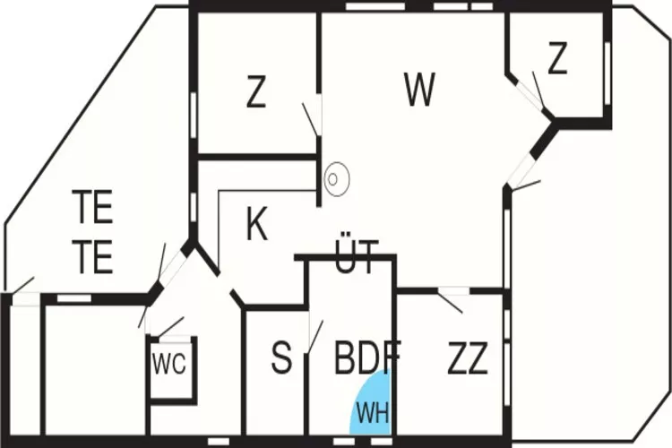 8 persoons vakantie huis in Sydals-Plattegrond