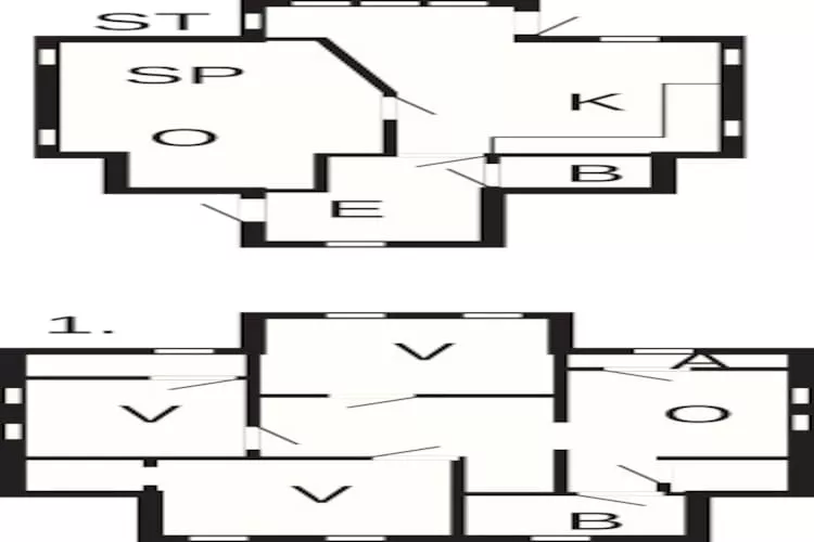 Sfeervolle Villa-uitje-By Traum-Plattegrond