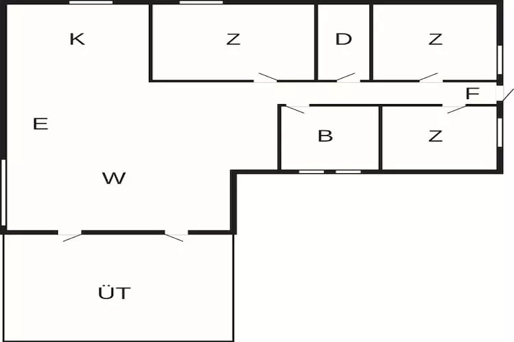 6 persoons vakantie huis in Hadsund-Plattegrond