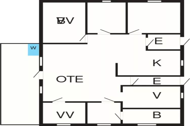 10 persoons vakantie huis in Skagen-Plattegrond