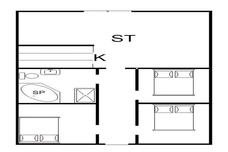 6 persoons vakantie huis in Hvide Sande-Plattegrond