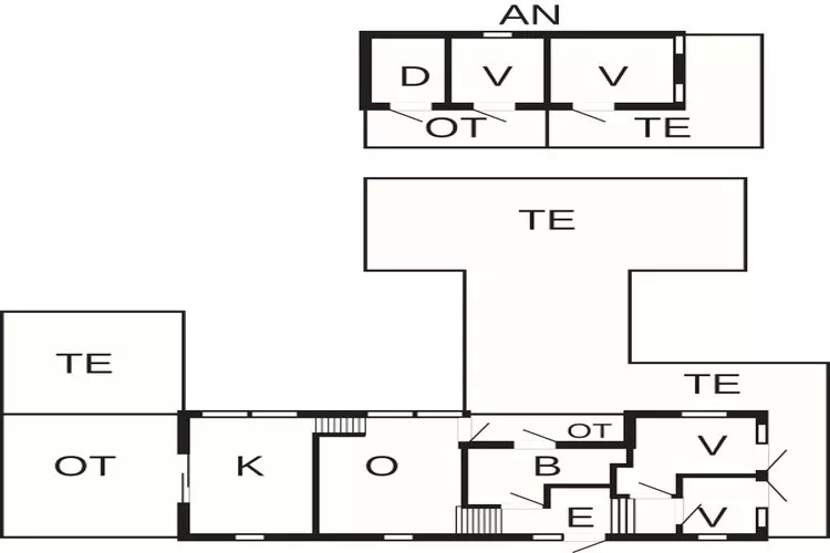 8 persoons vakantie huis in Ebeltoft-Plattegrond