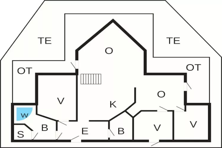 Luxe kusttoevluchtsoord met spa-By Traum-Plattegrond