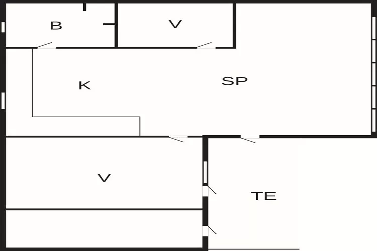 4 persoons vakantie huis in Grenaa-Plattegrond