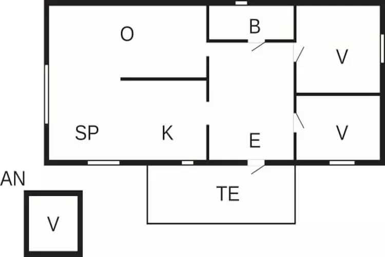 Gezellig huisje in Gesunda-By Traum-Plattegrond