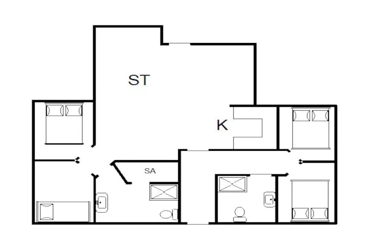 8 persoons vakantie huis in Hemmet-Plattegrond