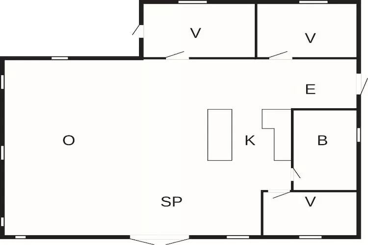 Sfeervol Havenhuisje-By Traum-Plattegrond