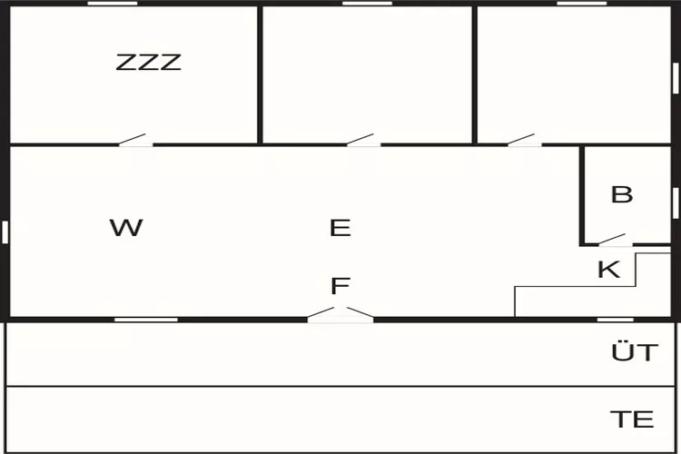6 persoons vakantie huis in Fårvang-Plattegrond