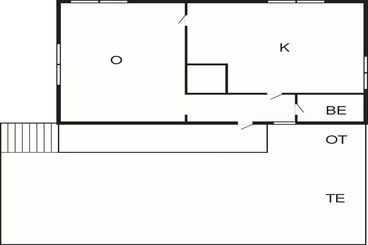 4 persoons vakantie huis in Smögen-Plattegrond