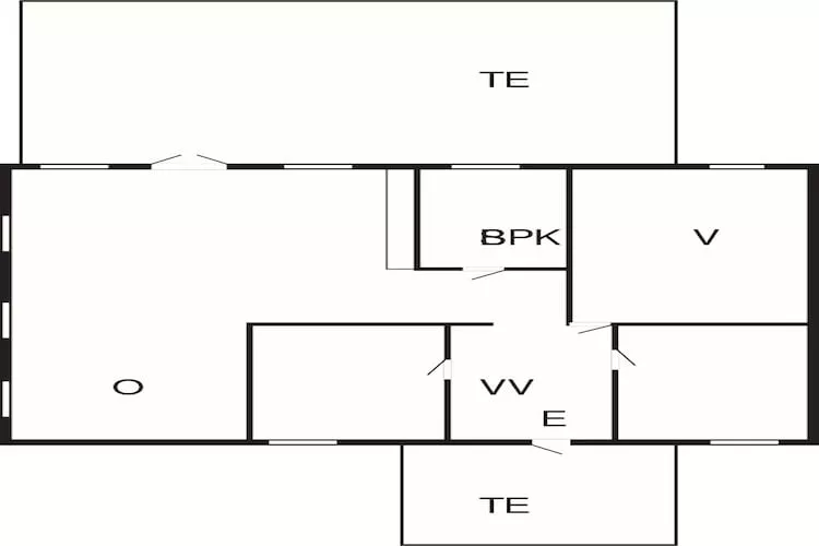 Strandparadijs in Hardangerfjord-By Traum-Plattegrond